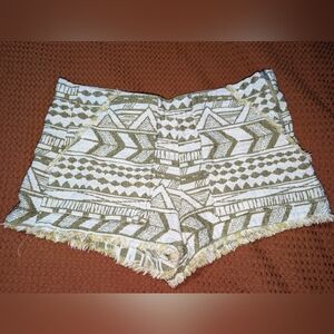 ZARA | Tribal Pattern Shorts